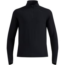 Men's ODLO ZEROWEIGHT WARM Mid Layer 1/2 Zip, Black