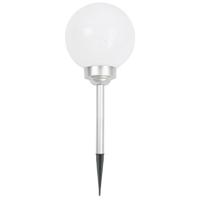 20. SOLAR LAMP MILKY GLOBE 20x53.5CM