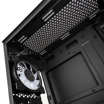 8. Gaming Case, Kolink VOID RIFT Midi Tower Case, Black