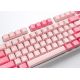 10. Ducky One 3 Gossamer Pink Gaming Keyboard USB US English Pink, White