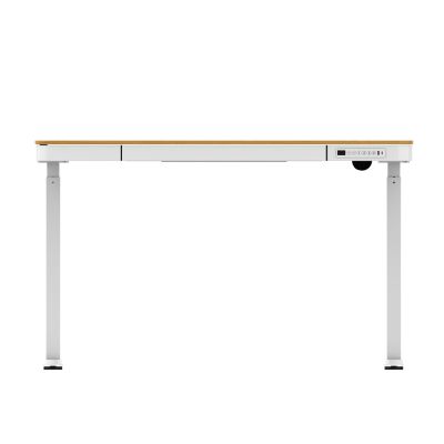 4. Tuckano Electric Height Adjustable Desk ET119W-C White/Oak. Desk top dimensions 120 x 60cm.