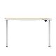 4. Tuckano Electric Height Adjustable Desk ET119W-C White/Oak. Desk top dimensions 120 x 60cm.