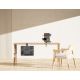 8. Activejet APB-002B Desk Organizer. Rotating perforated board. Matte black.