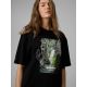 4. Women's loose T-shirt with print 4F 4FRSS26TTSHF3706-20S