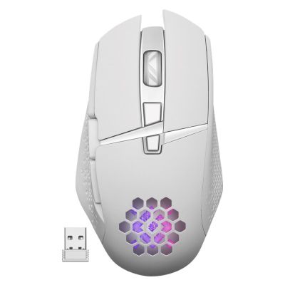 Defender Mouse GM-514 Glory Optical RF RGB 3200DPI 7P White 52513