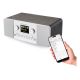 7. GoGen IR 257 BTDAB Digital Internet Silver