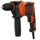 Black & Decker BEH710-QS Drill, 2800 RPM, Black, Orange