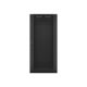 12. Lanberg WF01-6427-10B single-section cabinet (27U; 1300mm / 600mm / 450 mm; wall-mounted; Glass; 19''; black)