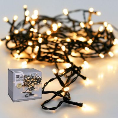 4. CHRISTMAS LIGHTS LIGHT CHAIN 480 LED WARM WHITE
