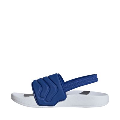 5. Adidas Adilette Estrap 2.0 children's flip-flops white and blue HQ9196