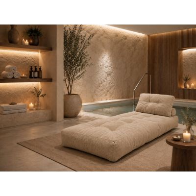 WOBA Pouf Mattress, Beige