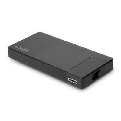 4. Lindy 43336 Docking Station Wired USB 3.2 Gen 1 (3.1 Gen 1) Type-C Black