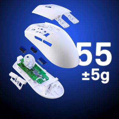 7. REDRAGON M918W & K1NG PRO MAX & White Mouse RF Wireless + Bluetooth + USB Type-C