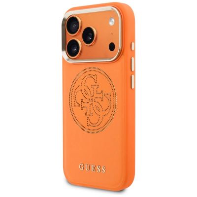 2. Guess Perforated 4G MagSafe case for iPhone 17 Pro - orange