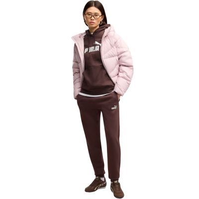 5. Puma Women's ESS Small No. 1 Logo Pants Brown 682449 33