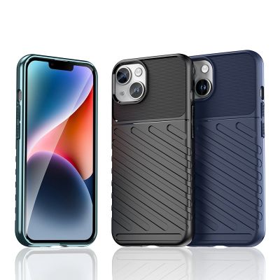 6. Armored iPhone 15 Plus Thunder Case - black