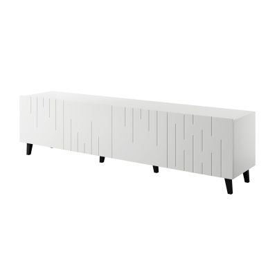 TV cabinet BARI 200x42x52 white matt