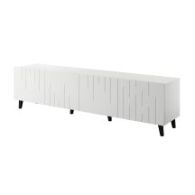 TV cabinet BARI 200x42x52 white matt