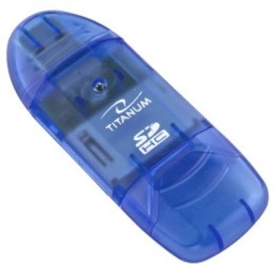 TITANUM TA101B Card Reader (External; MicroSDHC, miniSD, MMC, SD, SDHC)