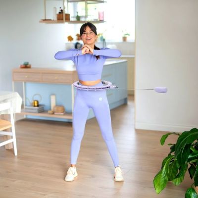 10. Hula hoop HMS HHM14 with magnets, weight and counter purple