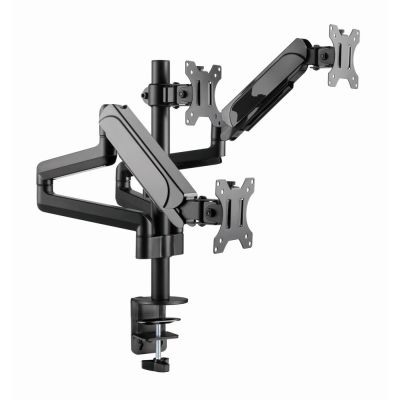 22. GEMBIRD ADJUSTABLE DESK ARM/MOUNT FOR 3 MONITORS 17-27, VESA 100X100MM, UP TO 7 KG
