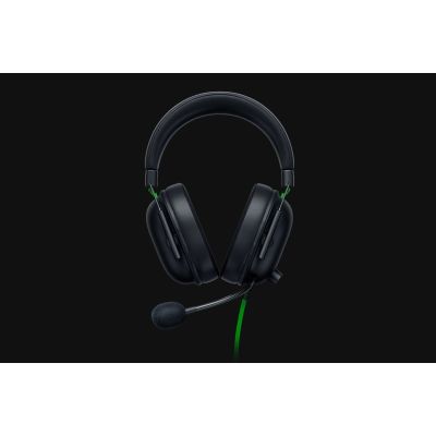6. Razer Blackshark V2 X Wired Headband Gaming Headset Black, Green