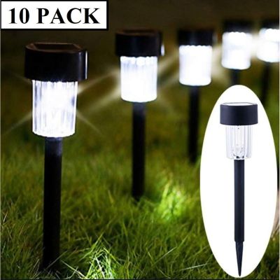 6. LED SOLAR LAMP O4.7x30.5cm PLASTIC SET 10 PCS