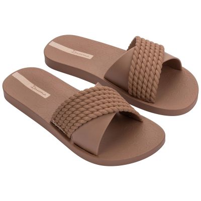 Ipanema women's flip-flops Street II fashionable comfortable brown slippers