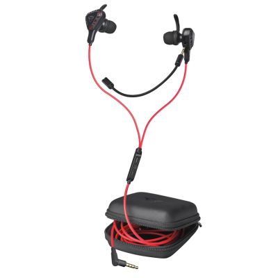 23. TRUST GXT 408 Cobra headphones with microphone, black and red
