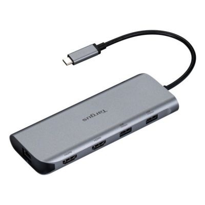 7. Targus DOCK427GL wired USB 3.2 Gen 2 (3.1 Gen 2) Type-C docking station, Grey