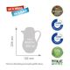 5. ROTPUNKT THERMOS JUG, 0.5 L, IVORY (ECRU) 530IV