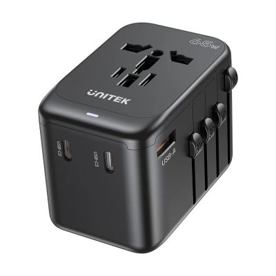 5. UNITEK TRAVEL CHARGER EU/US/UK/AUS GAN PD 65W