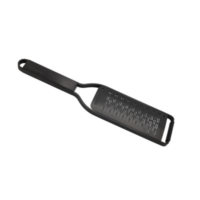 8. Microplane 43002 Hand Grater/Spiralizer Flat Grater Black