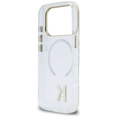 7. Karl Lagerfeld IML K Head Logo MagSafe Case for iPhone 17 Pro Max - Clear