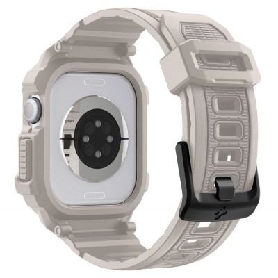 3. Spigen Rugged Armor Pro V2 Apple Watch Strap (46mm) - Beige