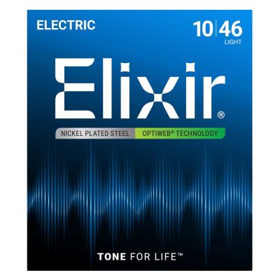 Elixir 19052 Optiweb Light - Electric Guitar Strings 10-46