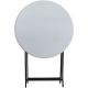 3. FOLDING BALCONY CATERING TABLE WHITE 60x72CM