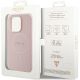 8. Guess GUHMP14LPSAHMCP case for iPhone 14 Pro - pink Saffiano MagSafe