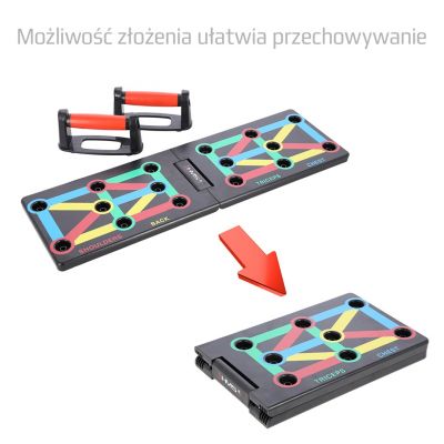 17. HMS PU12 MULTIFUNCTIONAL PUSH-UP BOARD