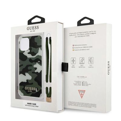 8. Guess GUHCP12MKSARKA iPhone 12/12 Pro 6.1" green/khaki hardcase Camo Collection