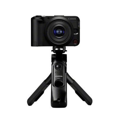 12. Canon 24.2 MP camera with image stabilization, ISO 32000, Wi-Fi, APS-C, black