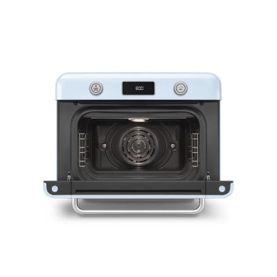 35. Smeg COF01PBEU Small Blue Steam Oven Buttons, Rotary