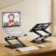 17. Wozinsky WRS-CPY75DSB Aluminum Laptop and Tablet Stand + Free Smartphone Stand - Black