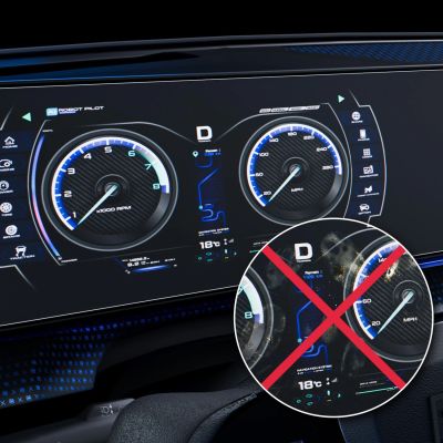 4. 3mk TechWrap Matte Cluster™ dashboard screen protector for Renault Austral Iconic 2025