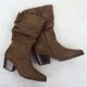 10. Brown Vinceza Suede Boots 26-58597