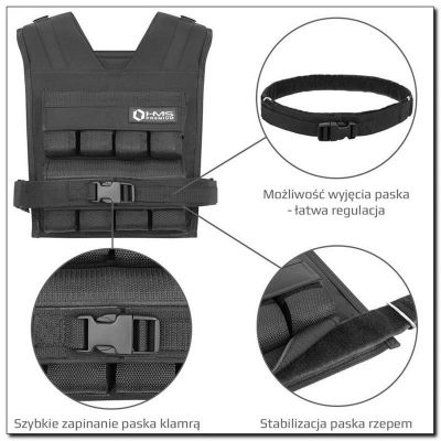 28. Cordura HMS KTO16 16kg Weighted Training Vest