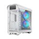 9. Fractal Design Torrent White RGB TG Clear case