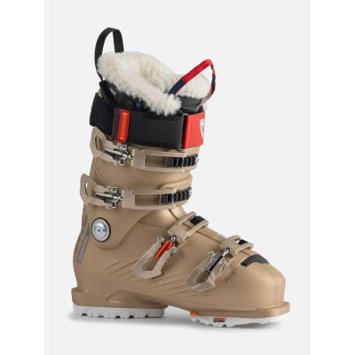 Rossignol PURE PRO HEAT GW Women’s Ski Boots, Metal Gold, gold