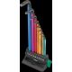 2. Set of 950/9 HEX-PLUS MULTICOLOUR 3 Allen keys 9CZR