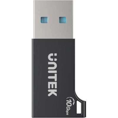 3. UNITEK ADAPTER USB-A - USB-C 10 GBPS M/F BLACK